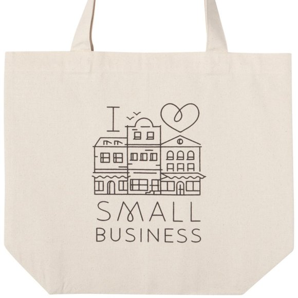 Promo "I Love Small Business" Tote Bag NWT